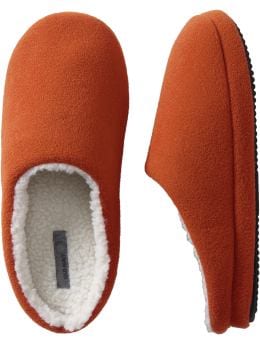 Men: Men's Performance Fleece Slippers - Ancho Chili