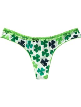 Women's St. Patrick's Day-Print Thongs