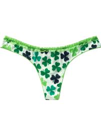 Women's St. Patrick's Day-Print Thongs