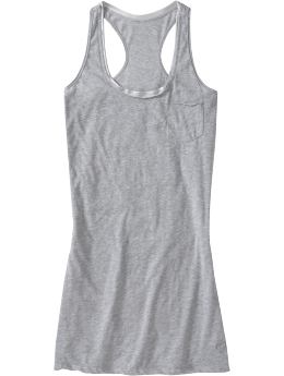 Women's Satin-Trim Racerback Tank Chemises