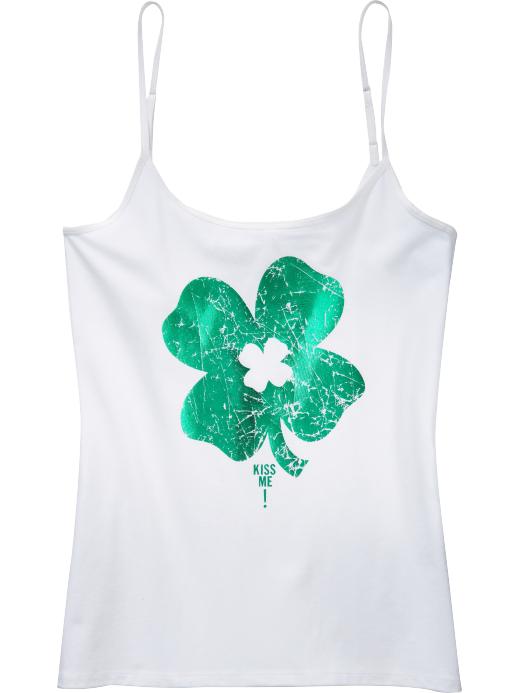 Womens St. Patricks Day Camis