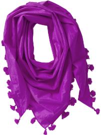 Women's Pom-Pom Fringe Scarves