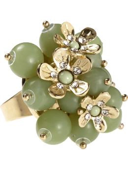 Women's Beaded-Cluster Rings