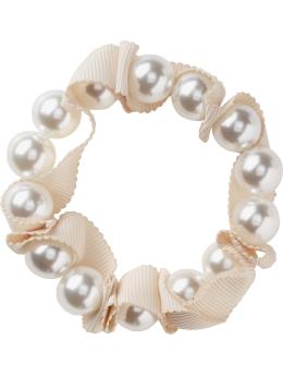 Women's Faux-Pearl Ribbon Bracelets
