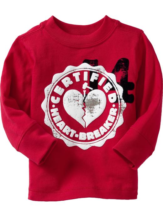 Old Navy Valentines Day Graphic Tees for Baby