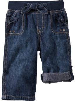 Pull-On Roll-Up Pants for Baby