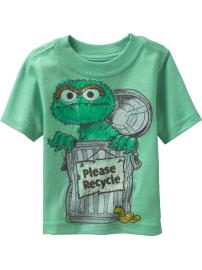 Oscar the Grouch Graphic Tees for Baby
