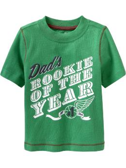 Mom/Dad Baseball-Graphic Tees for Baby