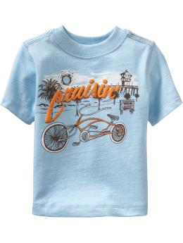 Retro Beach Graphic Tees for Baby