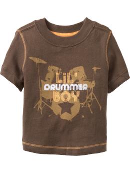 Rock-Instrument Tees for Baby
