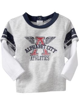 2-in-1 Graphic Tees for Baby