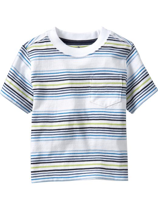 Baby Boy Clothes: Striped Pocket Tees for Baby: Newborn Sale | Old Navy