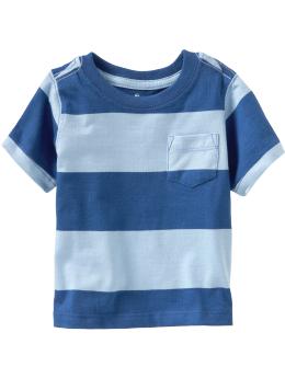 Striped Pocket Tees for Baby
