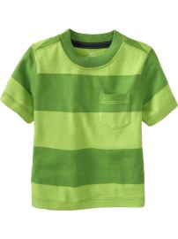 Striped Pocket Tees for Baby