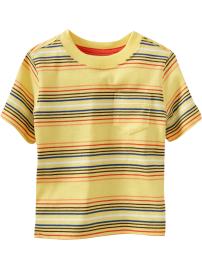 Striped Pocket Tees for Baby