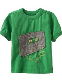 Music-Applique Tees for Baby