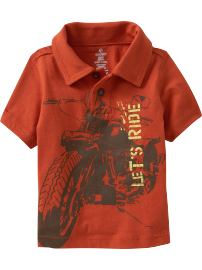 Truck-Graphic Polos for Baby