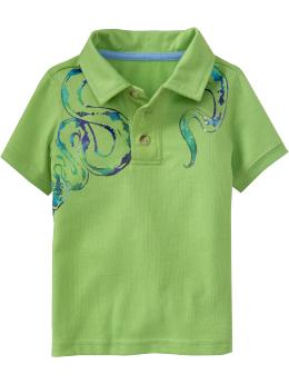 Reptile Graphic Polos for Baby