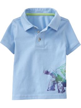 Reptile Graphic Polos for Baby