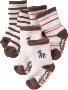 Printed Crew-Sock 3-Packs for Baby