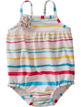 Rosette Bubble Swimsuits for Baby