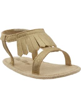 Fringed Gladiator Sandals for Baby