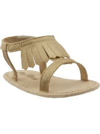Fringed Gladiator Sandals for Baby
