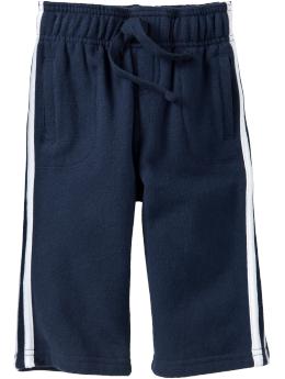 Jersey-Fleece Track Pants for Baby