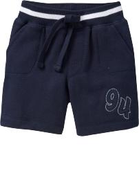 French Terry "94" Graphic Shorts for Baby