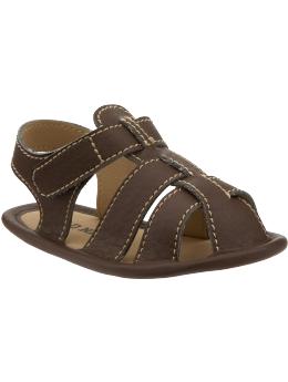 Sueded Fisherman Sandals for Baby