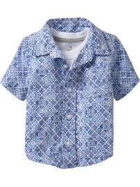 Linen-Blend Shirts for Baby