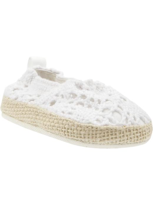 crochet+Baby Free Related Guidepost crocheting knitting Old Navy Crochet Ballet Slippers for Baby