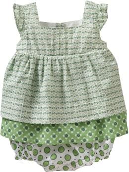 Layered Bubble One-Pieces for Baby