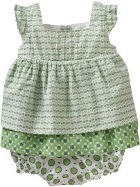Layered Bubble One-Pieces for Baby
