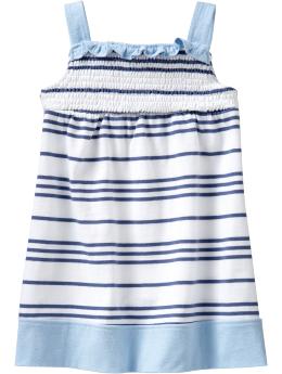 Smocked Mixed-Print Jersey Sundresses for Baby