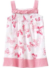 Smocked Mixed-Print Jersey Sundresses for Baby
