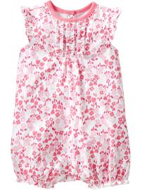 Printed Bubble One-Pieces for Baby