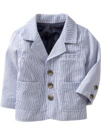 Seersucker-Stripe Blazers for Baby