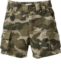 Canvas Cargo Shorts for Baby