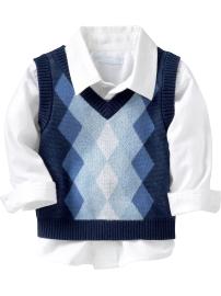 Argyle Sweater Vests for Baby