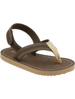 Faux-Suede Flip-Flops for Baby