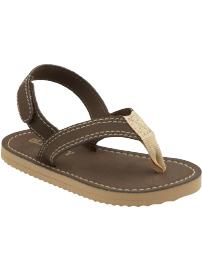 Faux-Suede Flip-Flops for Baby