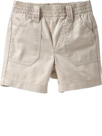 Twill Pull-On Shorts for Baby