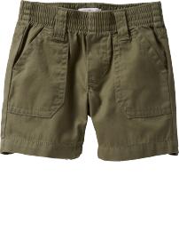 Twill Pull-On Shorts for Baby