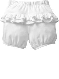 Ruffled Jersey Bubble Shorts for Baby