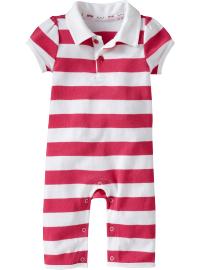 Striped Polo One-Pieces for Baby