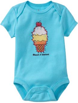 Graphic Jersey Bodysuits for Baby