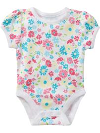 Puff-Sleeve Bodysuits for Baby