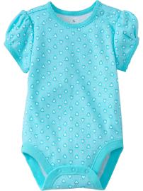 Puff-Sleeve Bodysuits for Baby
