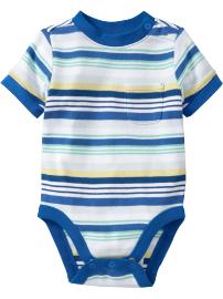 Chest-Pocket Bodysuits for Baby